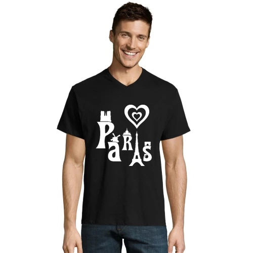 I Love Paris Männer T-Shirt