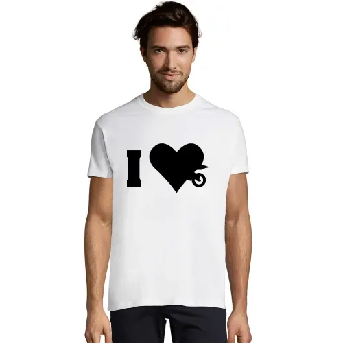 Ich liebe Motorrad Männer T-Shirt Ich liebe Motorrad T-Shirt