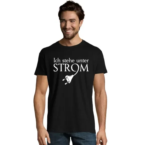 Ich stehe unter Strom - Stecker Shirt Männer T-Shirt Ich stehe unter Strom - Stecker Shirt T-Shirt