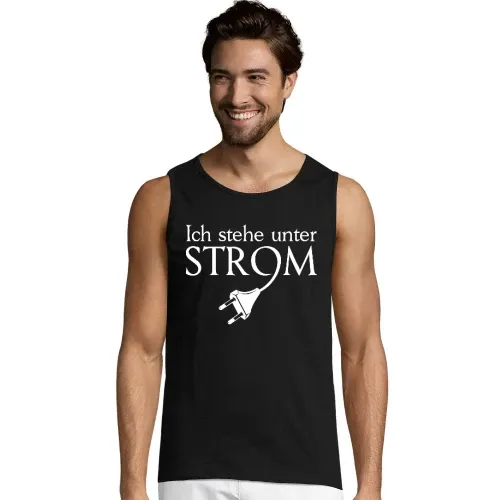 Ich stehe unter Strom - Stecker Shirt Männer T-Shirt