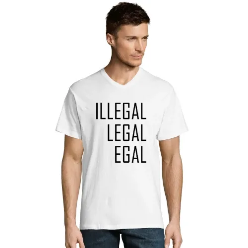 Illegal Legal Egal T-Shirt Männer Victory
