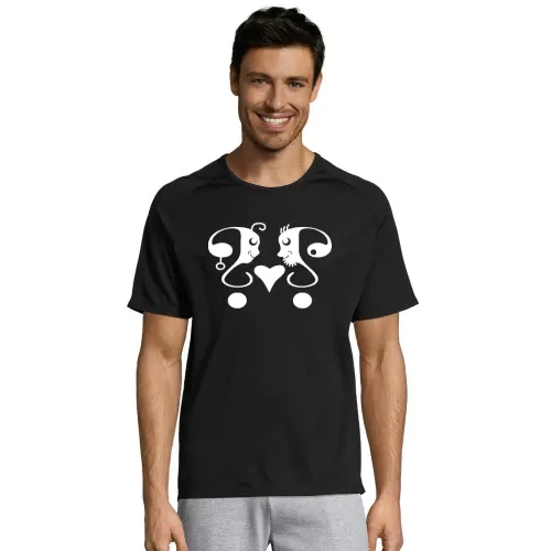 Ja oder Nein T-Shirt Männer Sporty