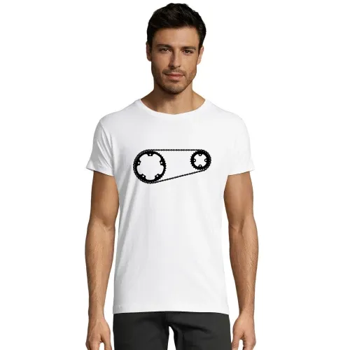 Kettenblatt mit Kette Männer T-Shirt