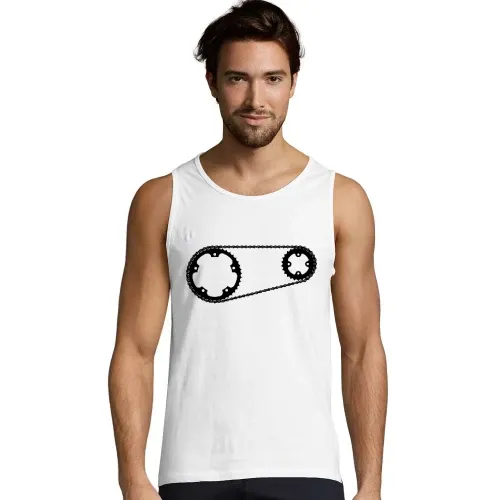 Kettenblatt mit Kette Männer T-Shirt