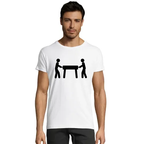 Kickertisch Strichmännchen Männer T-Shirt