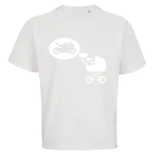 Kinderwagentraum Motorrad Männer T-Shirt