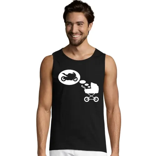 Kinderwagentraum Motorrad Männer T-Shirt