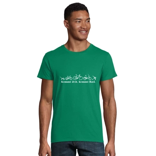Kommt Zeit, kommt Rad. Männer T-Shirt