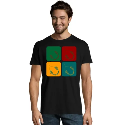 Kopfhörer mit Kabel Warhol Männer T-Shirt Kopfhörer mit Kabel Warhol T-Shirt