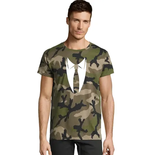 Kragen mit Krawatte Männer T-Shirt