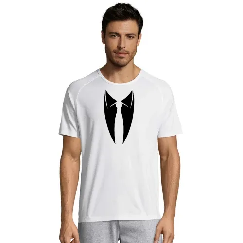 Kragen mit Krawatte Männer T-Shirt