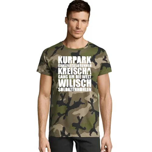 Kreischa Sehenswürdigkeiten T-Shirt Männer Camo