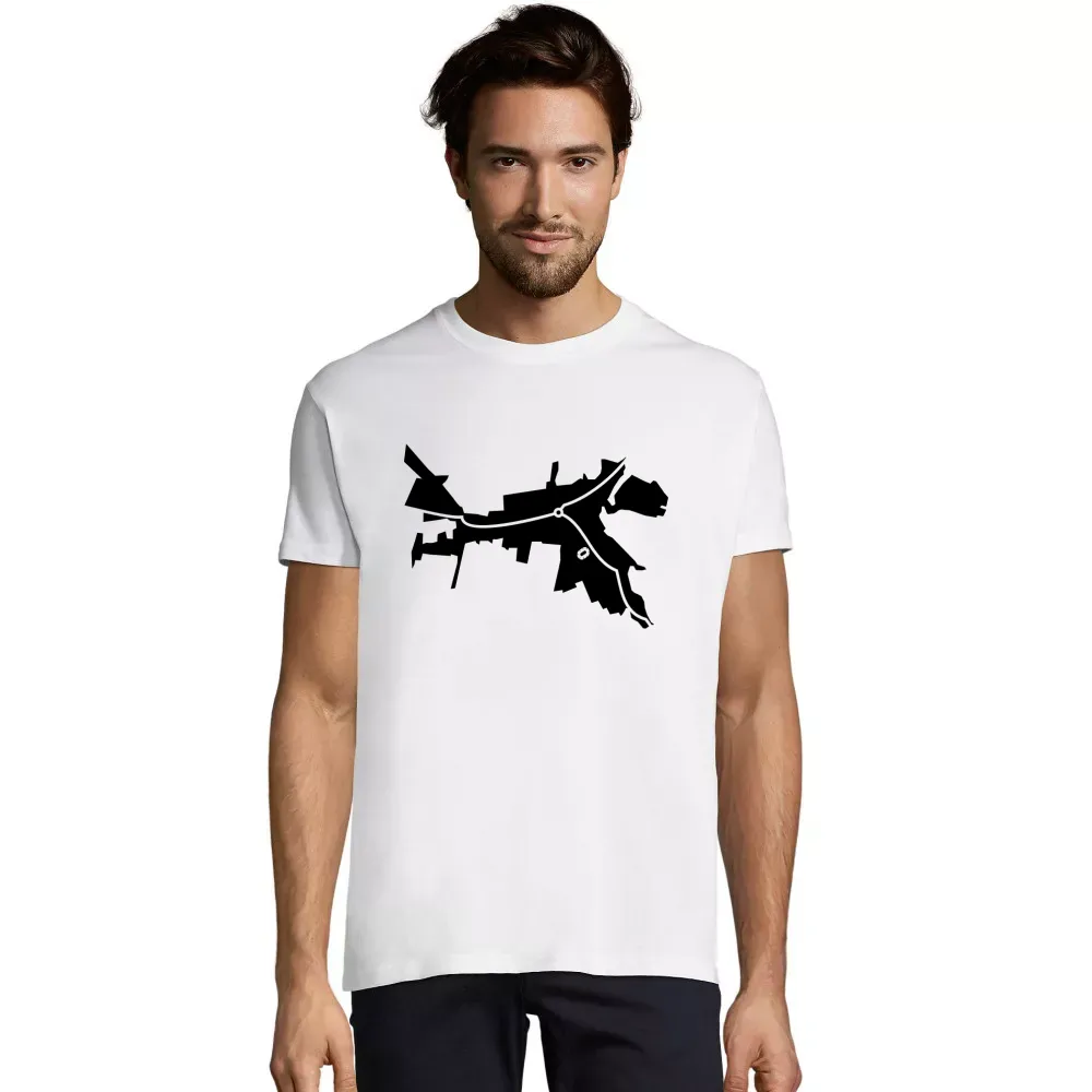 Kreischa Umriss mit Fussballstadion T-Shirt