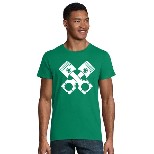 kreuzende Motorkolben Männer T-Shirt