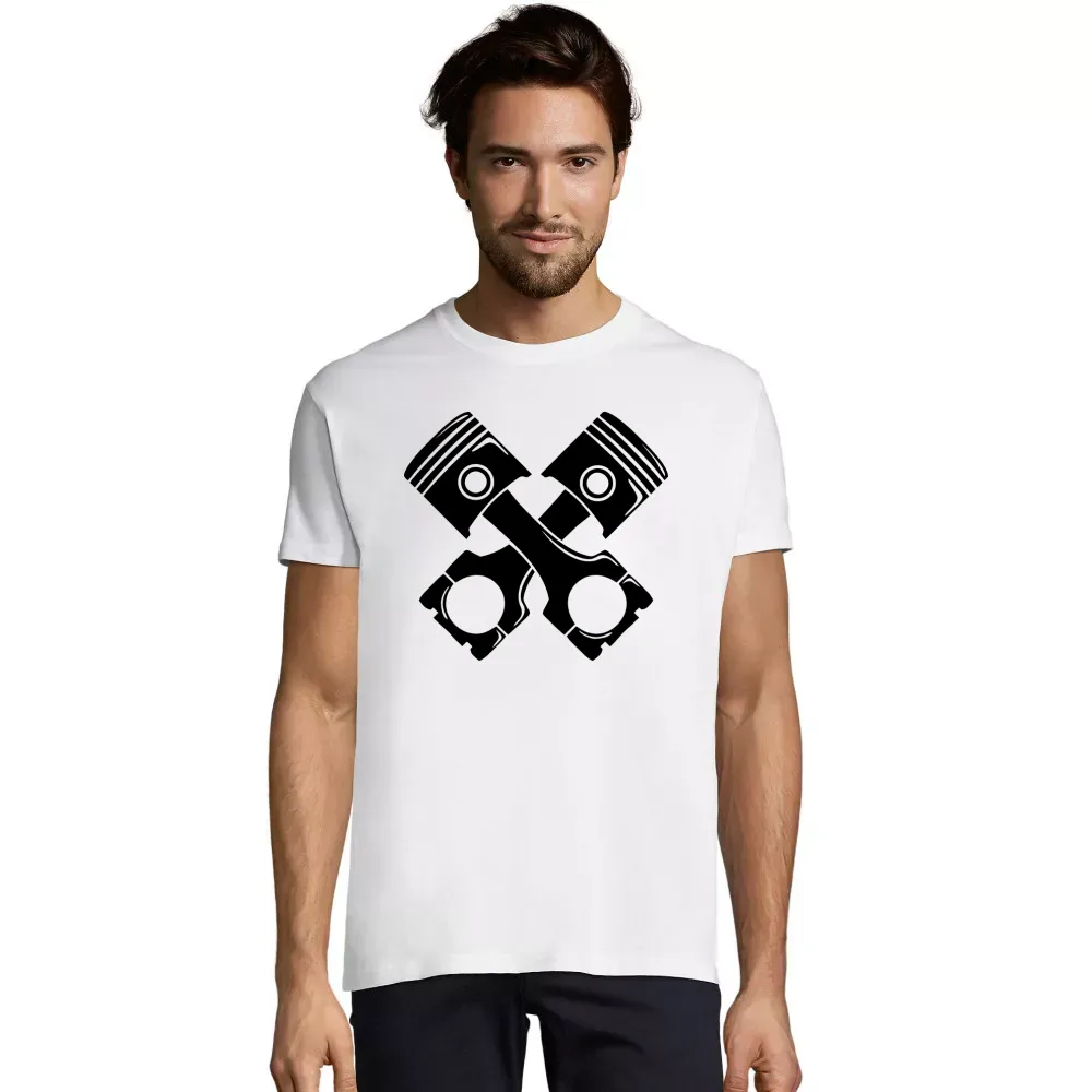 kreuzende Motorkolben T-Shirt