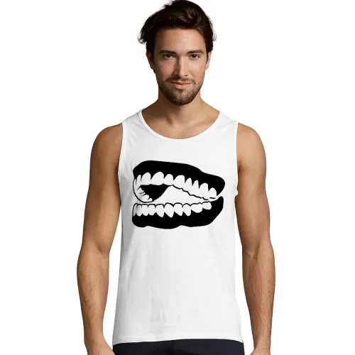 lachendes Gebiss Männer T-Shirt