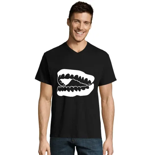 lachendes Gebiss Männer T-Shirt