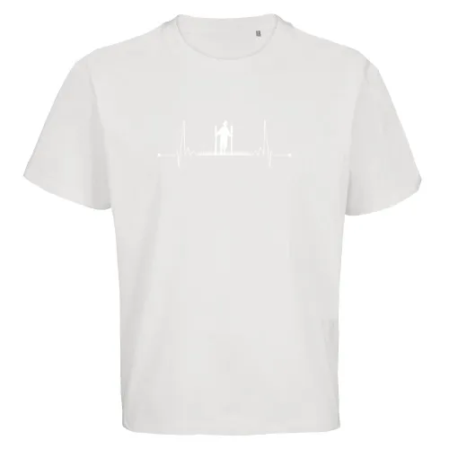 Landwirt Puls Farmer Herzschlag Feldarbeiter Männer T-Shirt