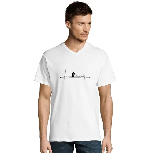 Landwirt Puls Farmer Herzschlag Feldarbeiter T-Shirt Männer Victory