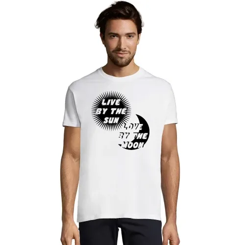 live and love T-Shirt Männer Imperial