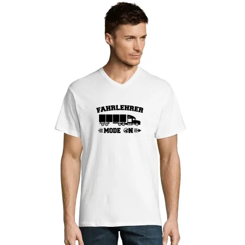 LKW Fahrlehrer Mode On - Truck Lehrer Fahrschule T-Shirt Männer Victory