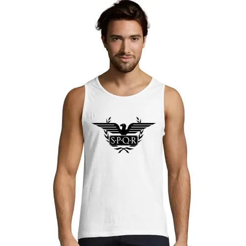 Lorbeerkranz Aquila Adler SPQR Rom Männer T-Shirt