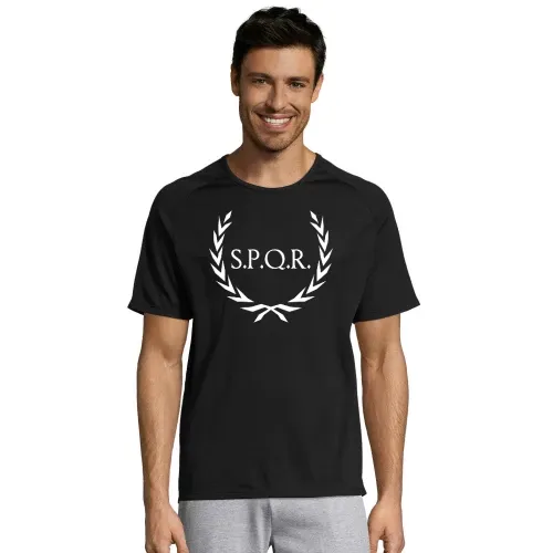 Lorbeerkranz SPQR Rom Männer T-Shirt