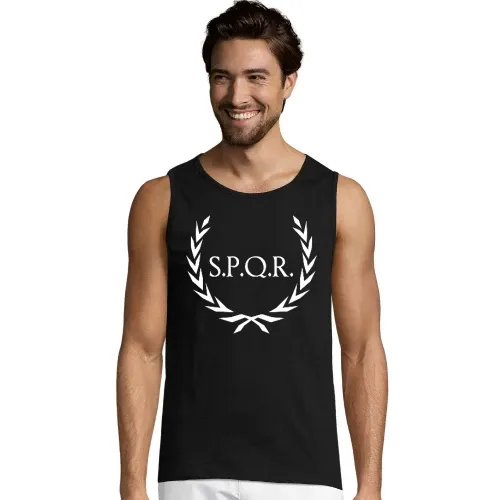 Lorbeerkranz SPQR Rom T-Shirt Männer Justin