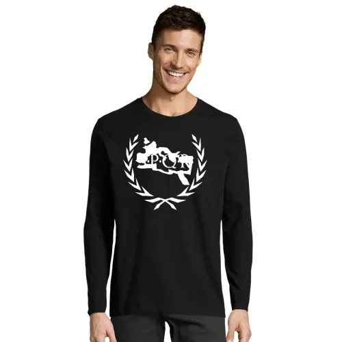 Lorbeerkranz SPQR Rom Umriss Männer T-Shirt
