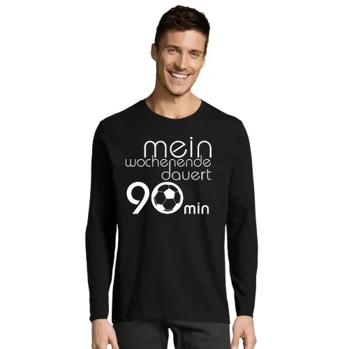mein Wochenende dauert 90min Männer T-Shirt
