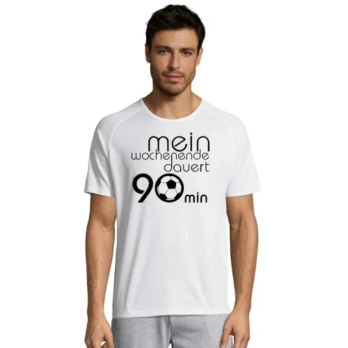 mein Wochenende dauert 90min Männer T-Shirt