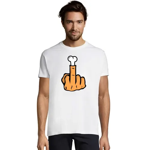 Mittelfinger aus Knochen T-Shirt Männer Imperial