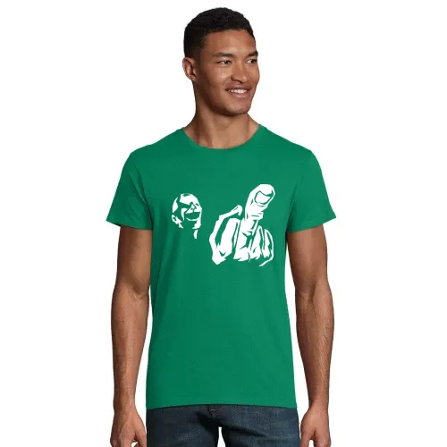 Mittelfinger Fratze Männer T-Shirt