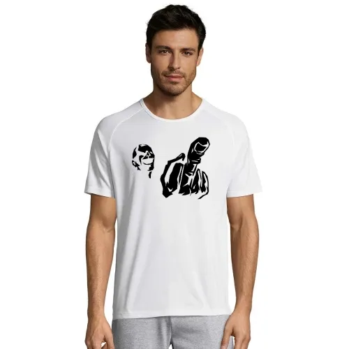 Mittelfinger Fratze Männer T-Shirt