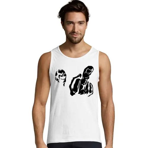 Mittelfinger Fratze Männer T-Shirt