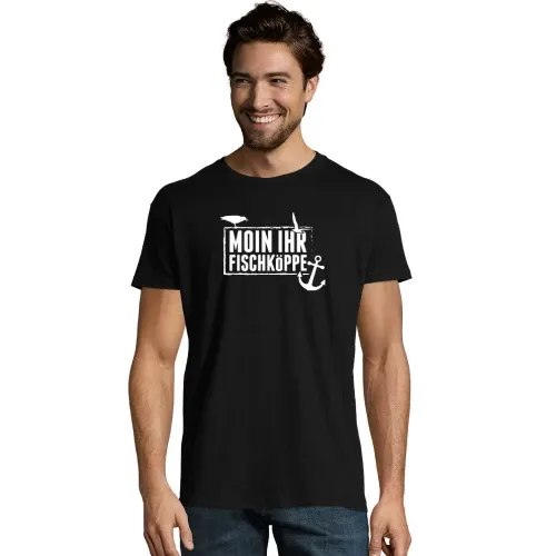 Moin Ihr Fischköppe Nordensee Geschenkidee T-Shirt Männer Imperial
