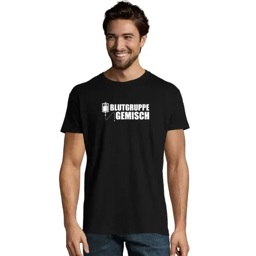 Moped Mofa 1:50 Blutgruppe Mopedfahrer Geschenk Männer T-Shirt Moped Mofa 1:50 Blutgruppe Mopedfahrer Geschenk T-Shirt