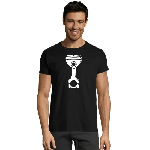 Motorkolben Herz Männer T-Shirt