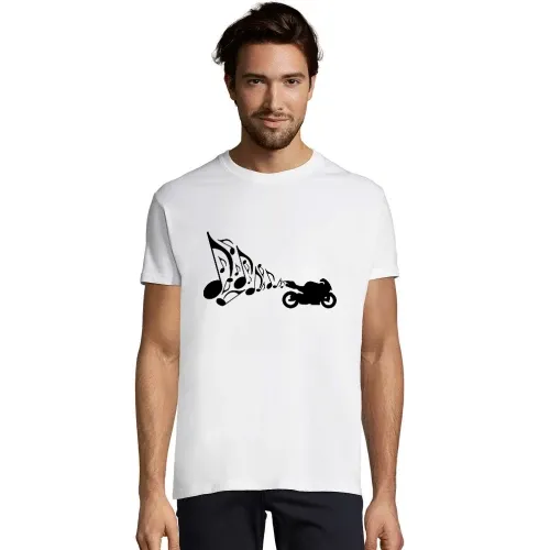 Motorrad Auspuff Musik  T-Shirt