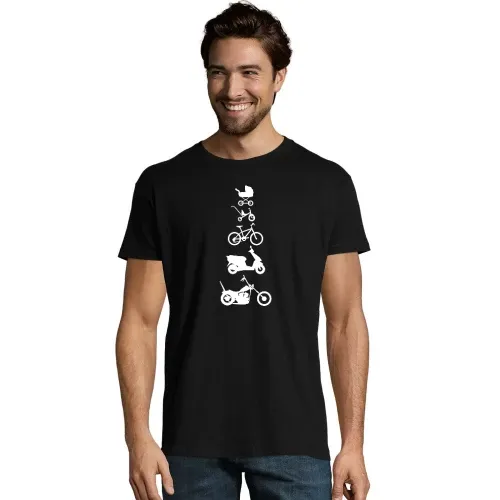 Motorrad Chopper Evolution Front T-Shirt