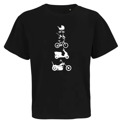 Motorrad Chopper Evolution Front T-Shirt Männer Legacy