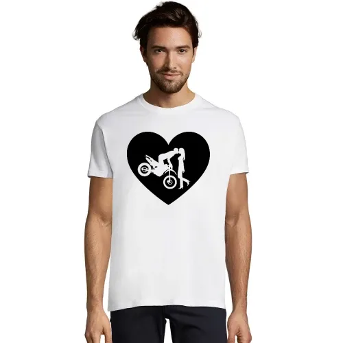 Motorrad Enduro Cross Kuß T-Shirt