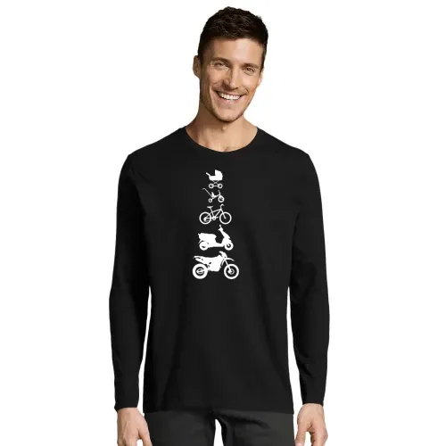Motorrad Enduro Evolution Front Männer T-Shirt