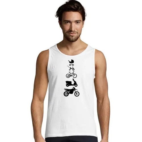 Motorrad Enduro Evolution Front Männer T-Shirt