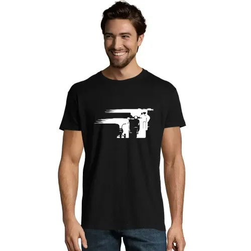 Motorrad Enduro Evolution Schweif Front T-Shirt