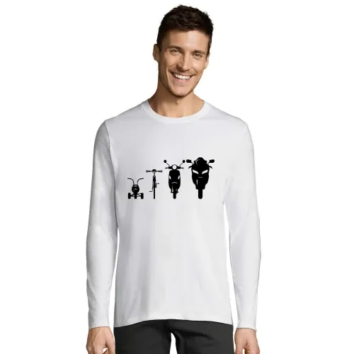 Motorrad Evolution Front Männer T-Shirt