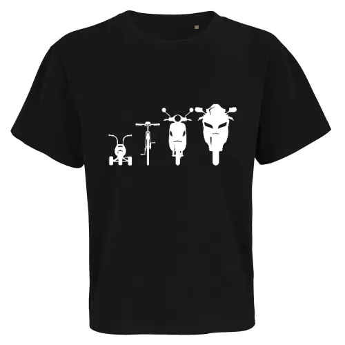 Motorrad Evolution Front Männer T-Shirt