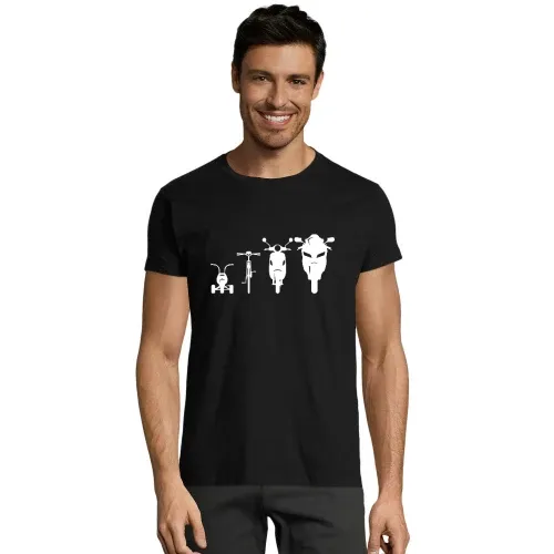 Motorrad Evolution Front Männer T-Shirt