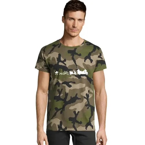 Motorrad Evolution Goldwing Männer T-Shirt