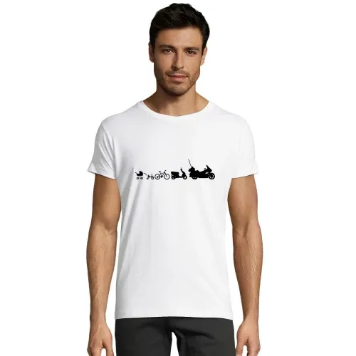 Motorrad Evolution Goldwing Männer T-Shirt